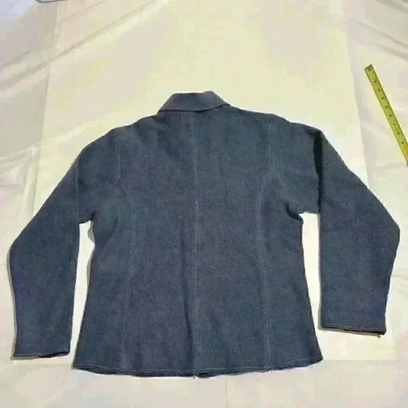 Vintage 90s Paul Harris Design Jacket Womens Large Italian Boiled Wool Y2k PHD - Picture 2 of 6